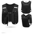 thumbnail image 6 of Reflective Hydration Running Backpack Breathable Vest Phone Pocket Cycling Jogging Commuting Outdoor Sports, 6 of 9