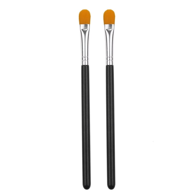 Brocha de maquillaje JEZTDKLE Brocha redonda extraplana para cejas