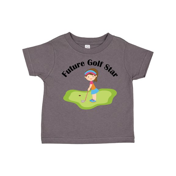 Inktastic Future Golf Star Girls Golfing Girls Toddler T-Shirt