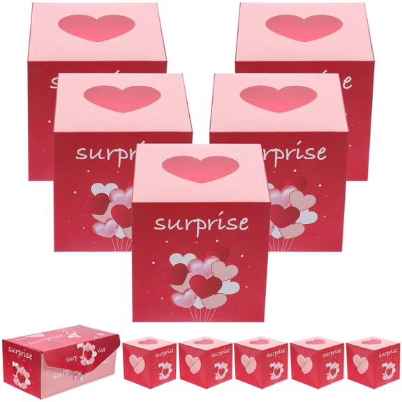 PAMINGONO Valentines Day Paper Box Assorted Decoration for Chocolates 1 Box