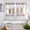 Pink, variant on Spring Gnomes Kitchen Curtains Window Panels, Botanical Flowers Leaf Pink Buffalo Check Insulated Window Treatment Curtain, Grommet Curtains for Bedroom/Living Room/Bathroom, 2 Piece 52"Wx72"L