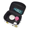 thumbnail image 2 of Yiaed Gnome Sweet Honey Print Makeup Bag Travel Cosmetic Bags for Women Girls Zipper Pouch Makeup Organizer, 2 of 4