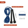 thumbnail image 2 of Uxcell Jump Rope Adjustable Speed Skipping Rope for Workout and Fitness Training Blue, 2 of 7