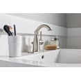 thumbnail image 4 of Moen Sarona Spot Resist Brushed Nickel One-Handle Single Hole Rustic Farmhouse Bathroom Sink Faucet with Optional Deckplate, 84144SRN, 4 of 6