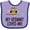 Lavender and Purple, variant on Inktastic Grammy Loves Me Grandchild Owl Girls Baby Bib