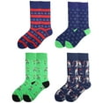 thumbnail image 5 of Golfing Theme Middle Tube Socks Moisture Wicking Fabric Lightweight Support Cotton Middle Calf Socks for Men Women, 5 of 6