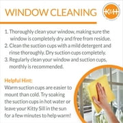 K&H Pet Products Universal Mount Kitty Sill Hooded Fleece 14 X 24 Inches