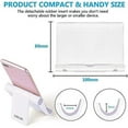 thumbnail image 2 of 【2 Pack】Tablet Stand Universal Smartphones for Holder Tablets(6-11"), e-Reader, Compatible Phone XS/XR/8/8 Plus/7/7 Plus, Galaxy S8/S7/Note 8, Air, Mini, Pixel, 2 of 12