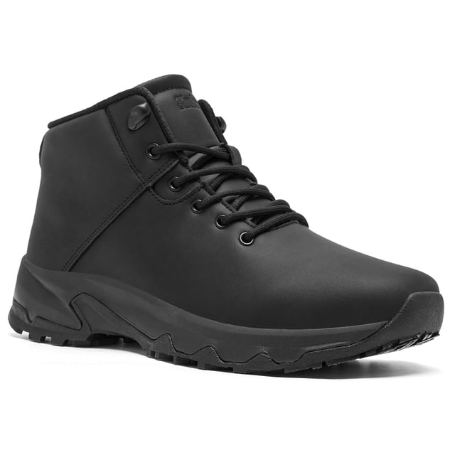 Botas de trabajo negras SHULOOK antideslizantes e impermeables, talla 9.5