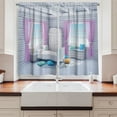 thumbnail image 2 of Ambesonne Fantasy Kitchen Curtains, Dreamy Wooden Bedroom, 55"x45", Lilac Purplegrey, 2 of 3