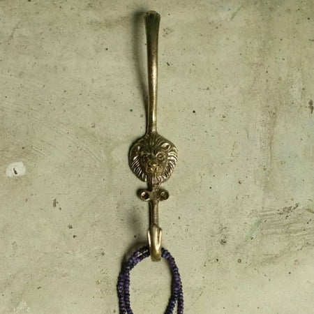 

Brass Lion Wall Hook - Pair