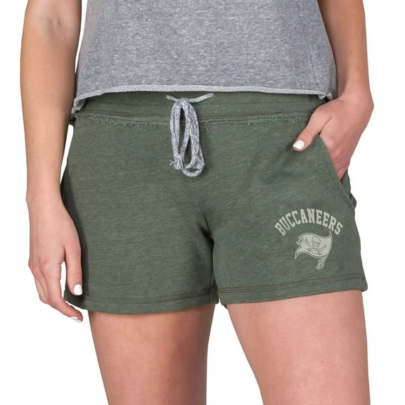 Women's Concepts Sport Green Tampa Bay Buccaneers Mainstream French Terry Tri-Blend Shorts