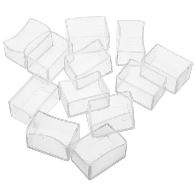 unbranded 12Ud Capuchones Transparentes Para Patas De Muebles Protección Duradera Para