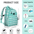 thumbnail image 6 of Esign Of Head Pug Dog Backpack for School,Cute School Bag,Schoolbag with Adjustable Shoulder Straps & Padded Back,15.25"x11.5"x5.25", 6 of 6