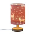thumbnail image 2 of BZSMCE Lamp Modern Snowflake and Cute Reindeer Pattern Creative Patter Night Light, 2 of 7