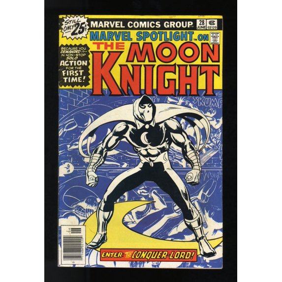 Marvel Spotlight #28 FN+ 6.5 1st Solo Moon Knight Story! Perlin Cover! Comic Book