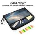 thumbnail image 2 of Accordion File Organizer with Zip Closure 13 Pockets Expanding File Folder Letter A4 Paper Document Organizer for Home Office Golden Nebula, 2 of 7