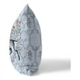thumbnail image 2 of Antlered Garden Indoor/Outdoor Pillow in Blue 18 x 18, 2 of 9