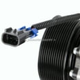 thumbnail image 3 of AC Compressor & 125mm 12 Groove A/C Clutch Replaces Sanden SD7H15 4088 w/ 12v Coil & 2-Wire Clutch Switch - BuyAutoParts, 3 of 7