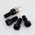 thumbnail image 4 of 4 Pcs M14*1.5 mm Écrou de Verrouillage de Roue en Acier Noir avec Clé de Rechange et Accessoire, 4 of 5