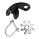 thumbnail image 3 of Acoplador Universal para Remolque de Bicicleta Conector de Fijación de Asientos para Niños de Acero, 3 of 8