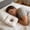 Pink, variant on Ear Pillow Hollow Design Pressure Relief Pillow, Soft Support Breathable Comfortable Sleep Cushion, Portable Easy Care Durable Use, for Side Sleepers Travel Home Adults