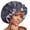 Black, variant on Outfmvch Winter Hats For Women Silk Bonnet For Sleeping Women Satin Lined Bonnet Women Beauty Satin Silk Bonnet Sleep Cap Hat Satin Bonnet Black One Size