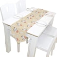thumbnail image 5 of SKYSONIC Table Runner Smiling Cow Milk Bottle Washable Table Cloth Runner for Holiday Home Wedding Table Top Decoration 13x90 Inches, 5 of 5