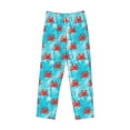 thumbnail image 6 of Goofa Crab Swims In The Ocean Pattern Printed Soft Pajama Pants for Men, Wide Leg Comfy Casual Lounge Yoga Pants-X-Large, 6 of 9