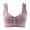 Purple, variant on Sports Bras for Women High Support Half Strapless Push up Sports Bras Bras Front Snaps Seniors Lace V Neck Criss Cross Back Bralette Front Closure Strapless Bras Breathable Bra M