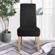 thumbnail image 5 of Funda elástica extraíble para sil de comedor, funda protectora de asiento con respaldo alto, funda protectora para , cocina, , ca Negro perfecl Funda elástica para el asiento del comedor, 5 of 8