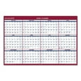 thumbnail image 3 of Erasable Vertical/Horizontal Wall Planner, 32 x 48, White/Blue/Red Sheets, 12-Month (Jan to Dec): 2026 | Bundle of 10, 3 of 5