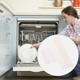 thumbnail image 2 of SEWACC 10Pcs Sink Splash Guard Plastic White For Kitchen Appliance Accessories, 2 of 8