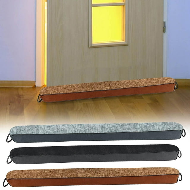 Burlete Inferior para Puerta de Alta Resistencia - 92" Resistente Al Viento, Insonorizado y Bloqueador de Corrientes de Aire para Puertas - Relleno de Poliéster y Microesferas de Vidrio - Apto para T