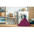 thumbnail image 2 of Ahgly Company Tapis d'Intérieur Lavables en Machine pour Rectangles de Transition Rose Foncé, 7' x 9', 2 of 7