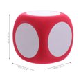 thumbnail image 3 of FELTECHELECTR 3 dados de espuma en blanco: dados grandes de borrado en seco para juegos en el aula, en casa y en fiestas. Cubo de escritura de borrado en seco. Accesorio de juego para niños., 3 of 6