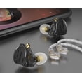 thumbnail image 5 of KZ ZS10 Pro X in Ear Monitor Headphone, Upgraded 4BA 1DD KZ Headphone Multi Driver in Ear IEM Earphone with Detachable Silver-Plated 0.75mm 2Pin Cable inears for Audiophile（Black with Mic), 5 of 13