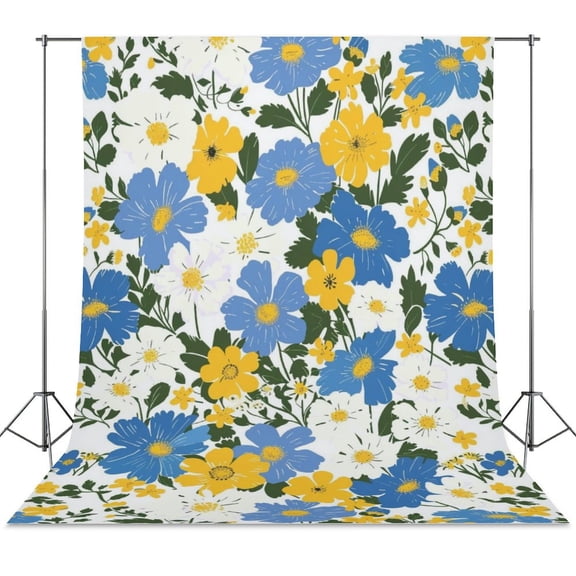 Floral Colorful Flower Backdrops for Photography Kids Adult Photo Booth Video Shoot Vinyl Studio Prop