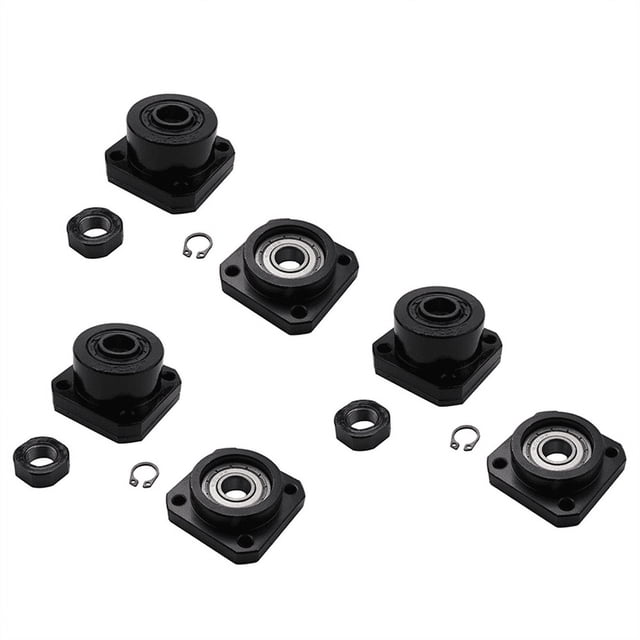 6x FK12 FF12 Support for Ball Screw 1605 FK12 Fixed Side FF12 Floated Side for Machine Tool Accessories