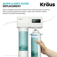 thumbnail image 5 of KRAUS Replacement Filter Cartridges for Purita 2-Stage Under Sink Water Filtration System with Carbon Block and Polypropylene Filters, 5 of 6