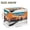 Orange Color, variant on Iauyy Large Storage Box with Lid - Foldable Home Storage Bins for Clothes Toy Holiday Decor, Love (42*32*30cm)