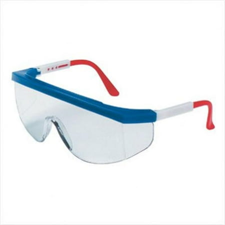 

Tomahawk Red-White-Bluefrm Clr Lens Sft Gls