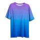 thumbnail image 5 of Mujeres Más Tamaño Manga Larga Tops Cuello Redondo Manga Corta Primavera Verano Camisa Básica Camiseta Superior Poliéster Ligero Suave Cómodo Más Tamaño Tops Casuales, 5 of 6