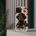 thumbnail image 4 of DistinctInk Tough Case for Apple iPhone 13 MINI (5.4" Screen), Compatible with MagSafe Charging - Valentine's Day Gordon Setter Puppy, 4 of 6