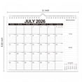 thumbnail image 4 of ViVin Wall Calendar, 8.5*11 Horizontal YO Monthly Calendar, Jul 2026–Dec 2027, Simple, 18 Months Planner, 4 of 7