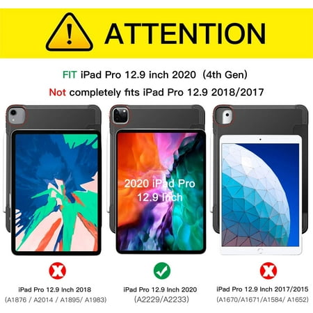 Ztotop Case For New Ipad Pro 12 9 Inch 4th Generation Release Ultra Slim Lightweight Trifold Stand Smart Hard Walmart Canada