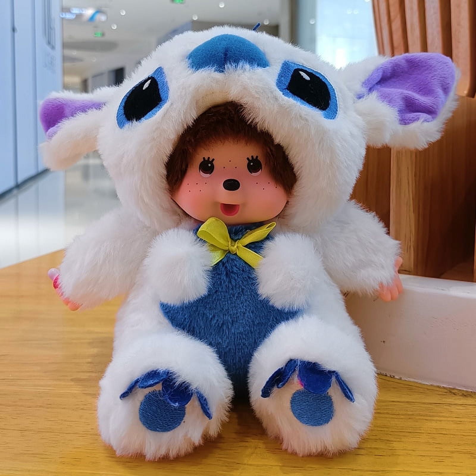 Soft Stuffed Toy Monchhichi Stitch Plush Doll White 20cm Children S Day Gift The best gift for friends and children
