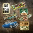 thumbnail image 5 of Vintage Metal Tin Signs - Funny No Speed Limit Signs for Man Cave, Car, Street & Road - 8 x 12 Inch, 5 of 14