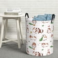 Cartoon Cute Hamster Greens Laundry Basket, Laundry Hamper Waterproof ...