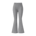 thumbnail image 6 of YueHuiYing Women's Fashionable Casual Loose-Fit Comfortable Ombre Print Flared Pants for Sports Fitness and Yoga Gray 2XL, 6 of 6